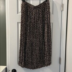 CRICKET LANE Vintage Floral Elastic Waist Maxi Skirt